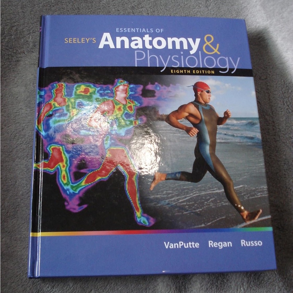 Anatomy & Physiology Eighth Edition Book - Blue Cover